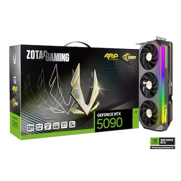 ZOTAC GAMING 지포스 RTX 5090 AMP EXTREME INFINITY D7 32GB 이미지