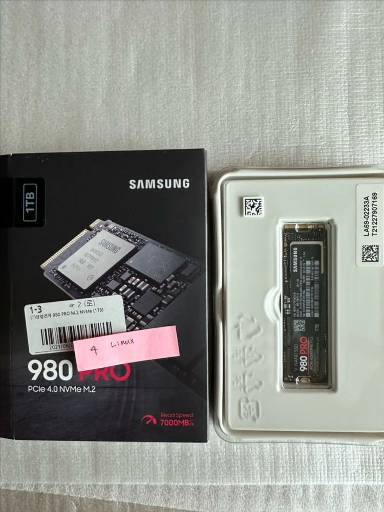 삼성 980 pro M.2 NVMe SSD 1TB - 안심되는 중고거래