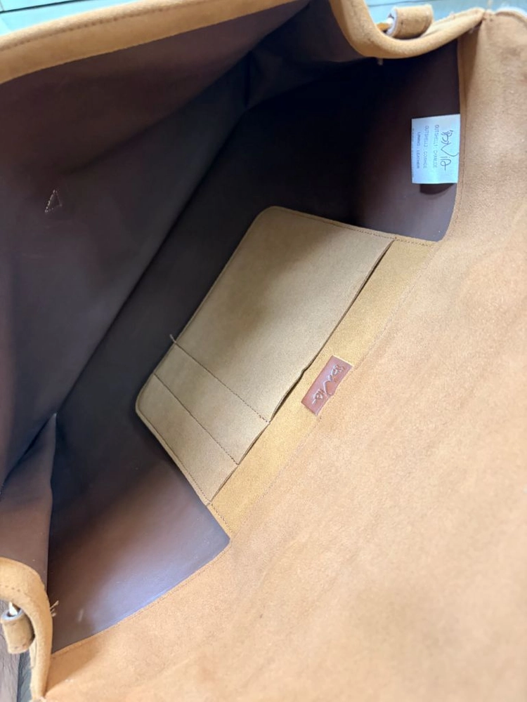 이비이나 브리프케이스 서류가방 클러치백 토트백 브라운 1회사용 이미지