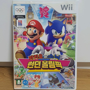 닌텐도위 wii 마리오와 소닉 런던올림픽 이미지