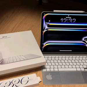 M4 아이패드 프로 13 셀룰러 256GB 풀세트 (매직키보드+펜슬) 이미지