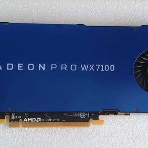 라데온 프로 WX7100 그래픽카드 이미지