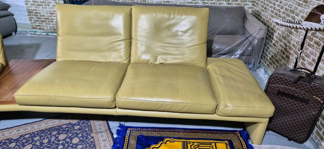 독일 코이노 라울 시트러스 최고급 전체 천연가죽 소파 이미지