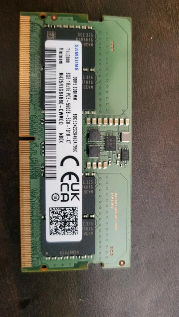 노트북 DDR5 8GB 메모리 이미지