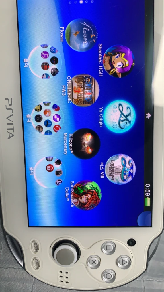 소니 PS비타 1세대 OLED 256GB 메모리 장착 팝니다 이미지