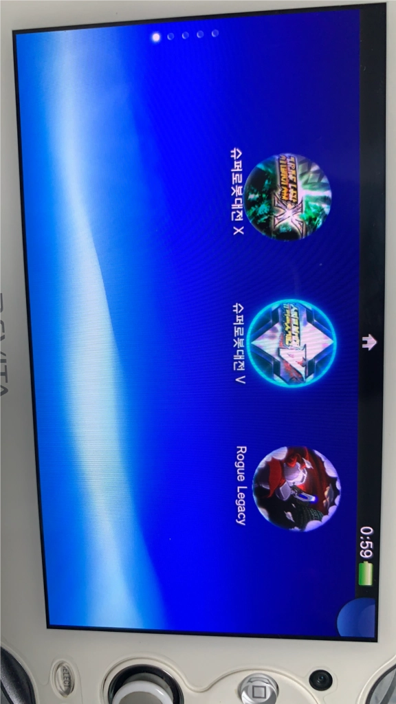 소니 PS비타 1세대 OLED 256GB 메모리 장착 팝니다 이미지