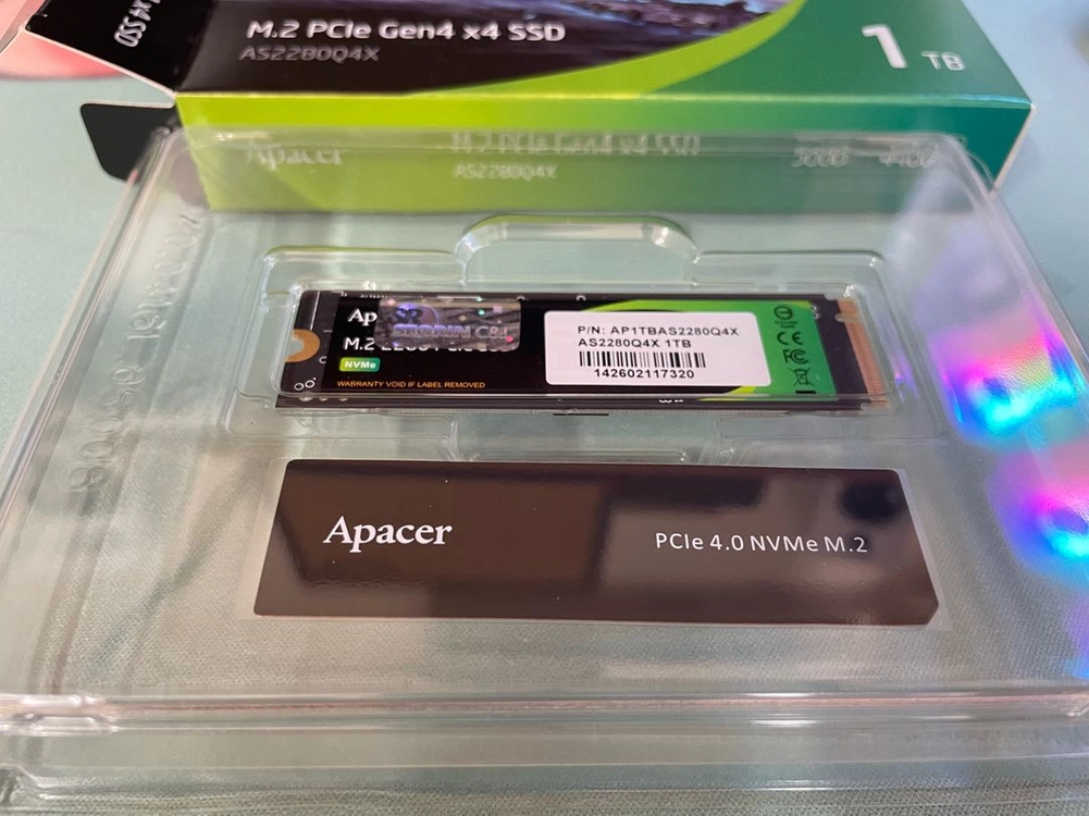 apacer m.2 ssd 1tb 신품급 이미지