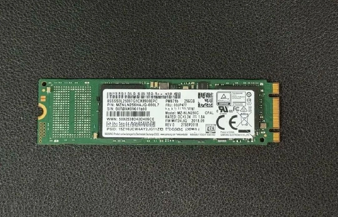 삼성 PM871b M.2 SSD 256GB 미사용 이미지