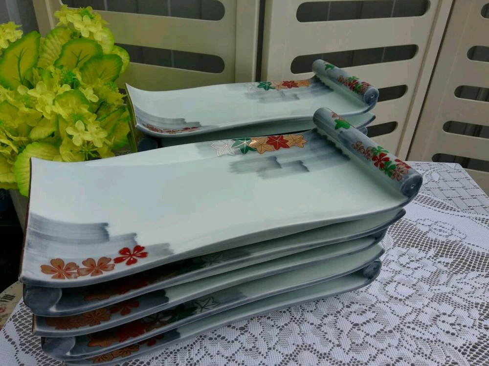 일본 사시미 모리아와세 그릇, 일식 그릇 단풍 그릇, 일본 그릇 이미지