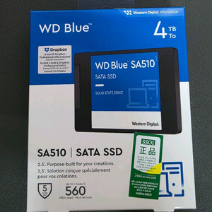 SATA SSD 4TB 미개봉 WD SA510 이미지