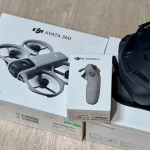 DJI 아바타360 기체 단품 + 고글N3 + RC모션3 일괄 판매 이미지
