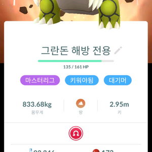 포켓몬고 그란돈 네크 기라티나 누리네르 팝니다 이미지