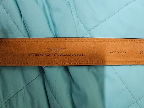 REMO TULLIANI PLAIN 남성 가죽 벨트 이미지