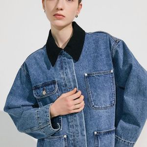 더캐시미어 코듀로이 칼러 데님 워크 자켓(새상품) 이미지
