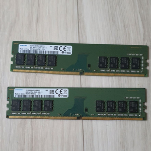 DDR4 16GB 메모리 2개 세트 이미지