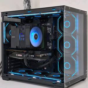 (새제품 반본체 공랙 블랙)9800X3D, 32GB, 1000W, 공랭최강, 방송게이밍컴퓨터본체 이미지