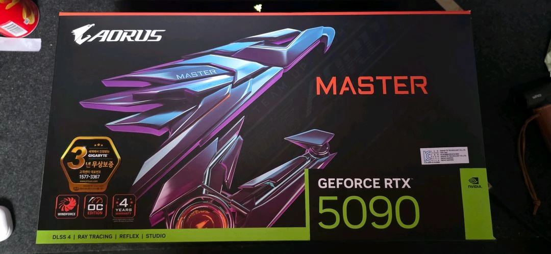 GIGABYTE AORUS 지포스 RTX 5090 MASTER 팝니다 - 안심되는 중고거래