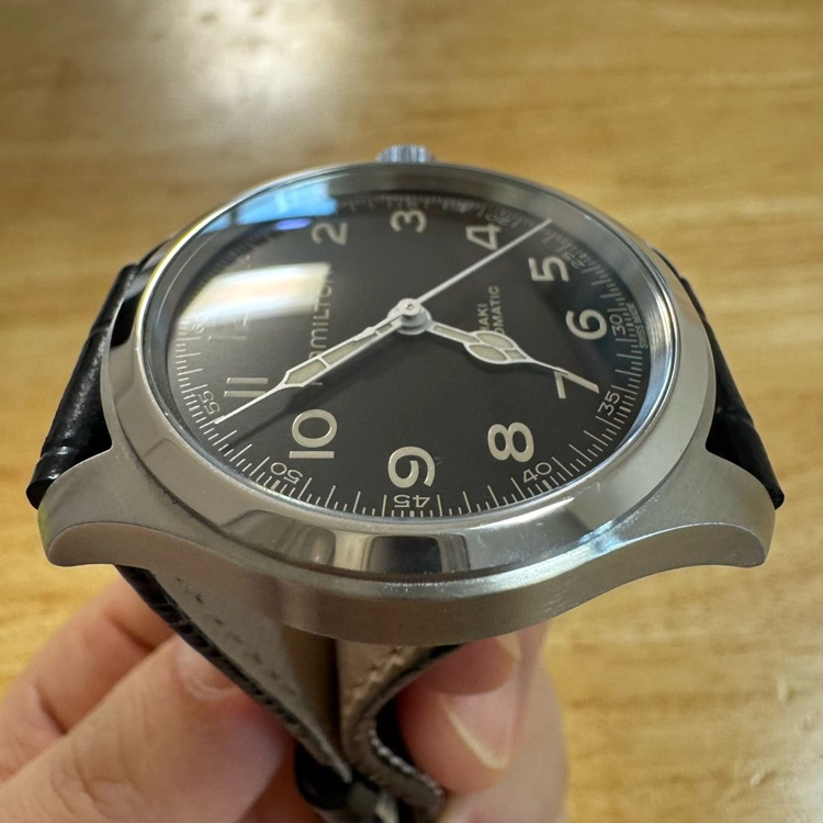 해밀턴 [카키필드 머피] 38mm 오토매틱 드레스워치 필드워치 (S급) 이미지