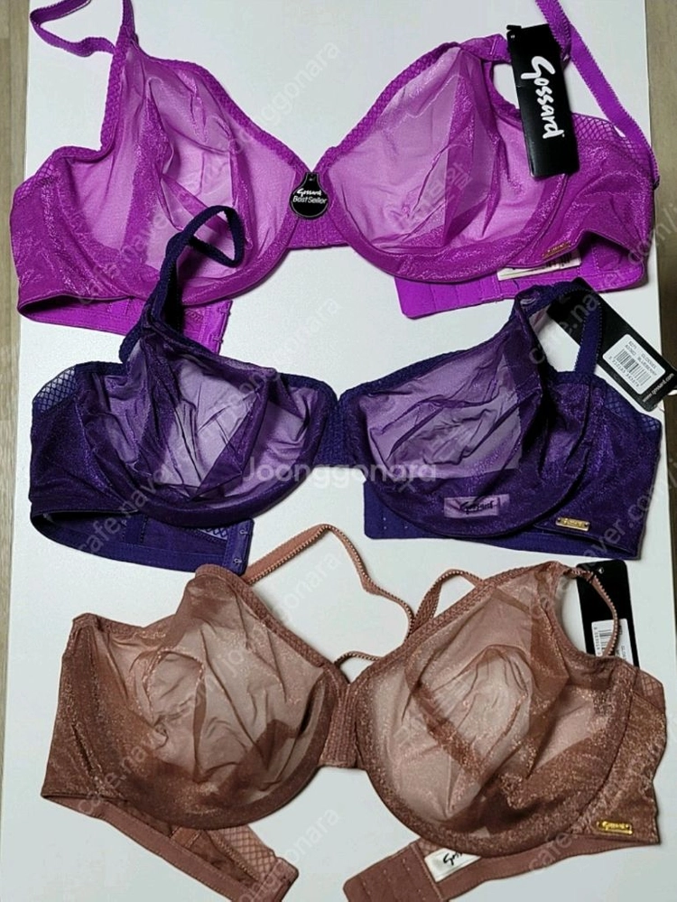 고사드 글로시 브라 80E (36D) 3개 미사용 새상품 이미지
