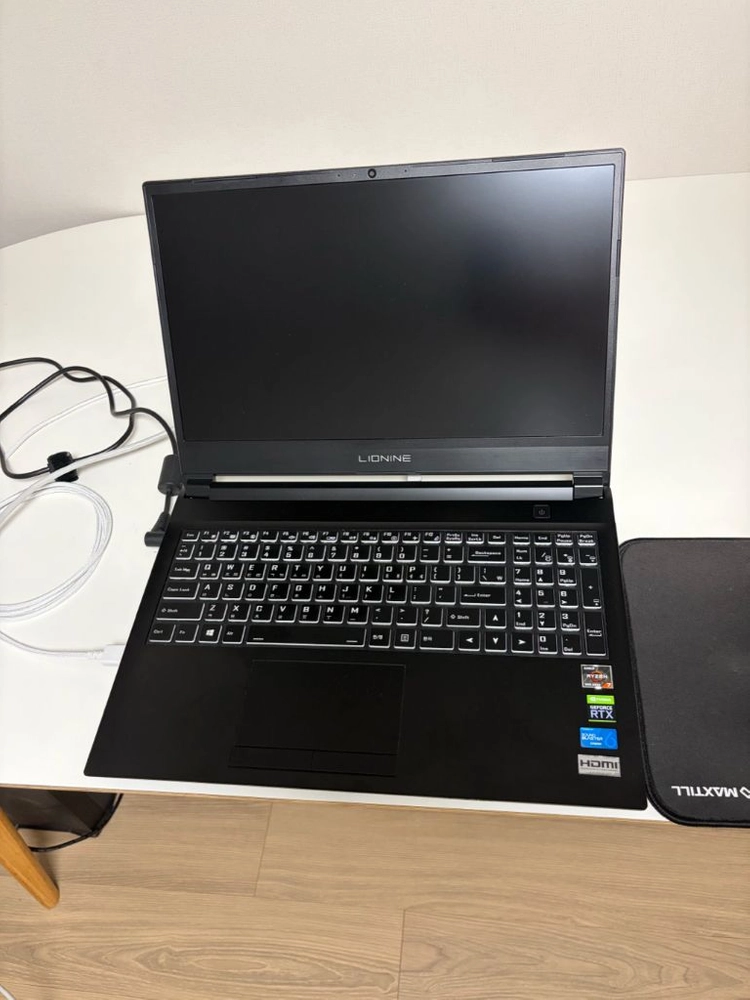 [상태 최상] 주연테크 게이밍 노트북 (라이젠7 5800H / RTX 3070 / RAM 16G) 이미지