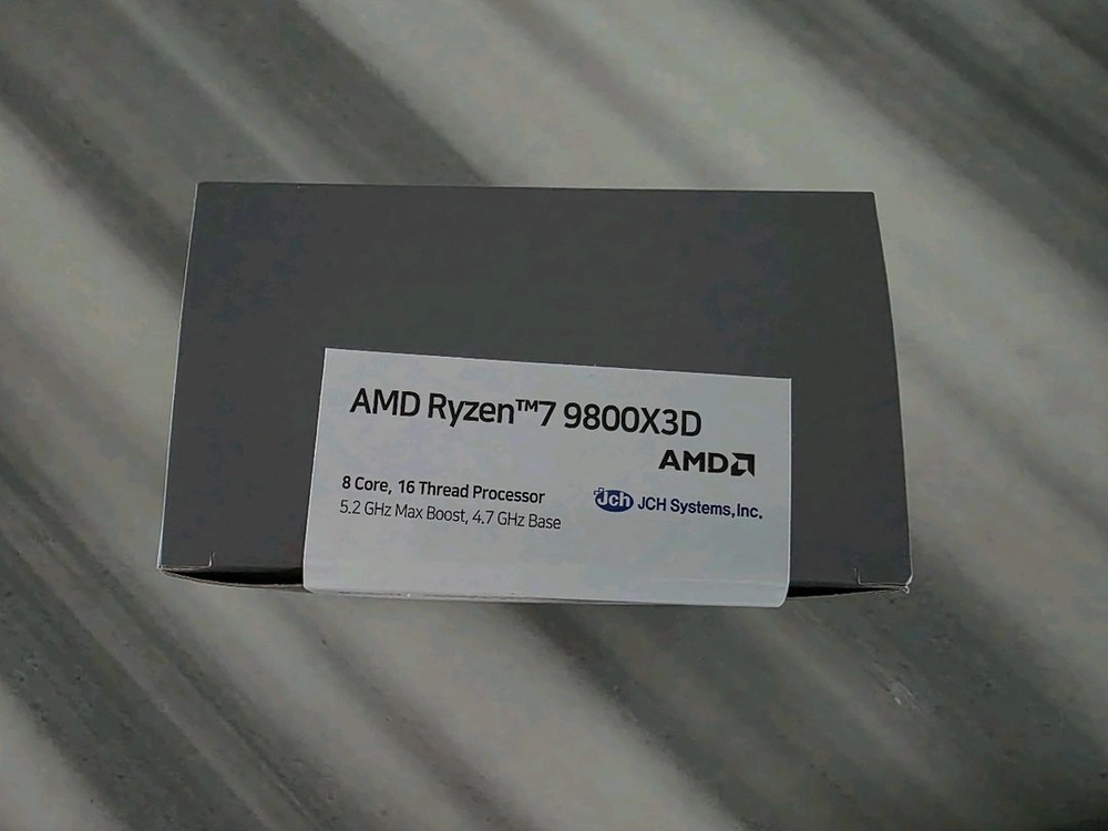 AMD 라이젠7 6세대 9800X3D 그래니트 릿지 국내 정품 미개봉 새제품 팝니다. - 안심되는 중고거래