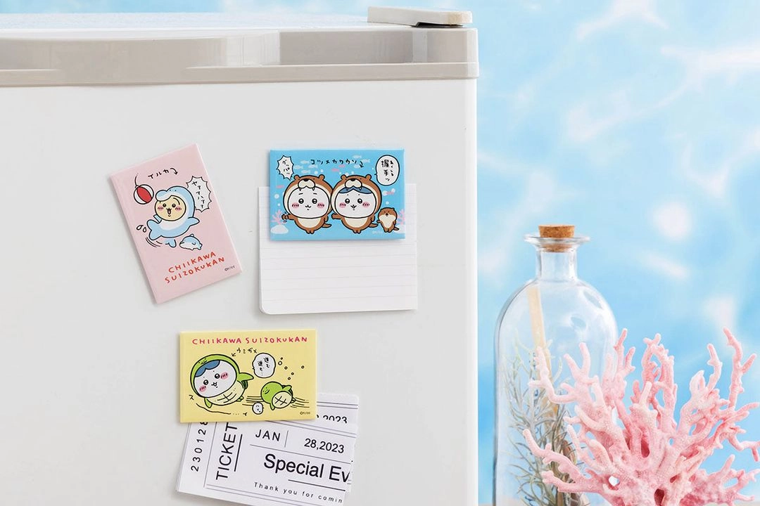 치이카와 우사기 돌고래 수족관 마그넷 자석 이미지