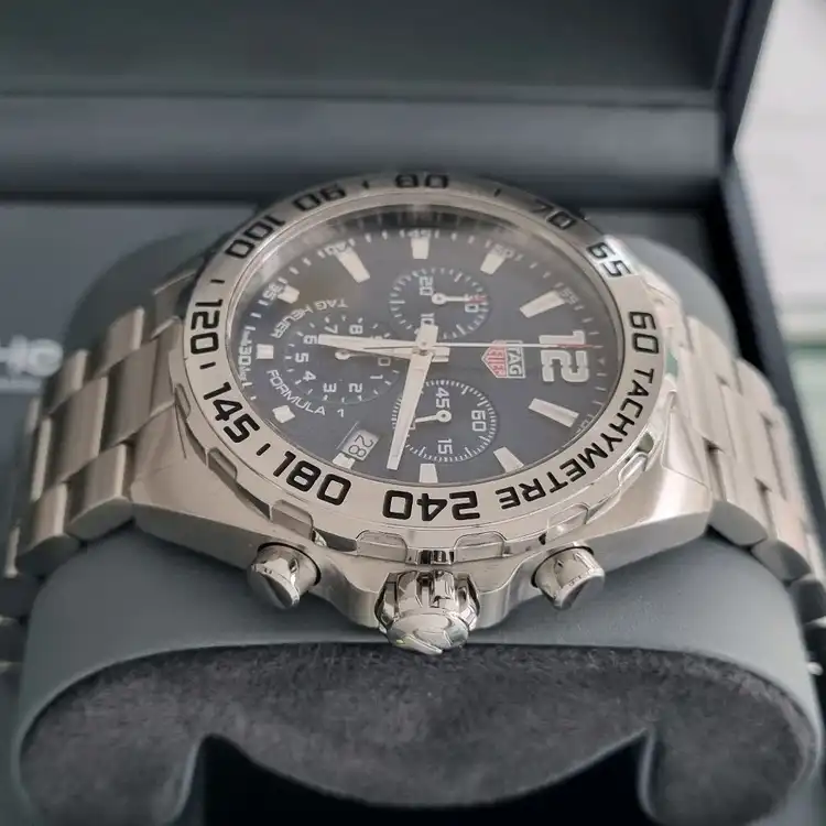 태그호이어 포뮬러1 크로노 쿼츠 청판 43mm CAZ101K(2021.04) 이미지