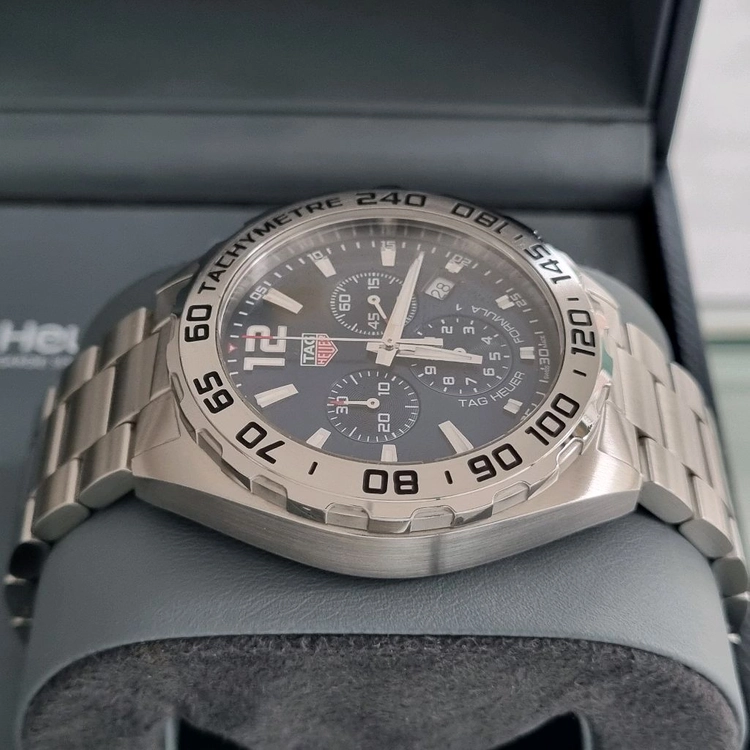 태그호이어 포뮬러1 크로노 쿼츠 청판 43mm CAZ101K(2021.04) 이미지