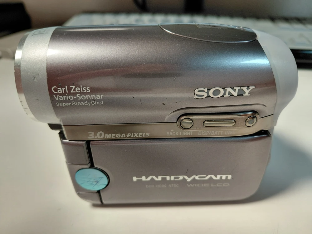 SONY DCR-HC90 NTSC 소니 레트로 Y2K 빈티지 디지털 캠코더 이미지
