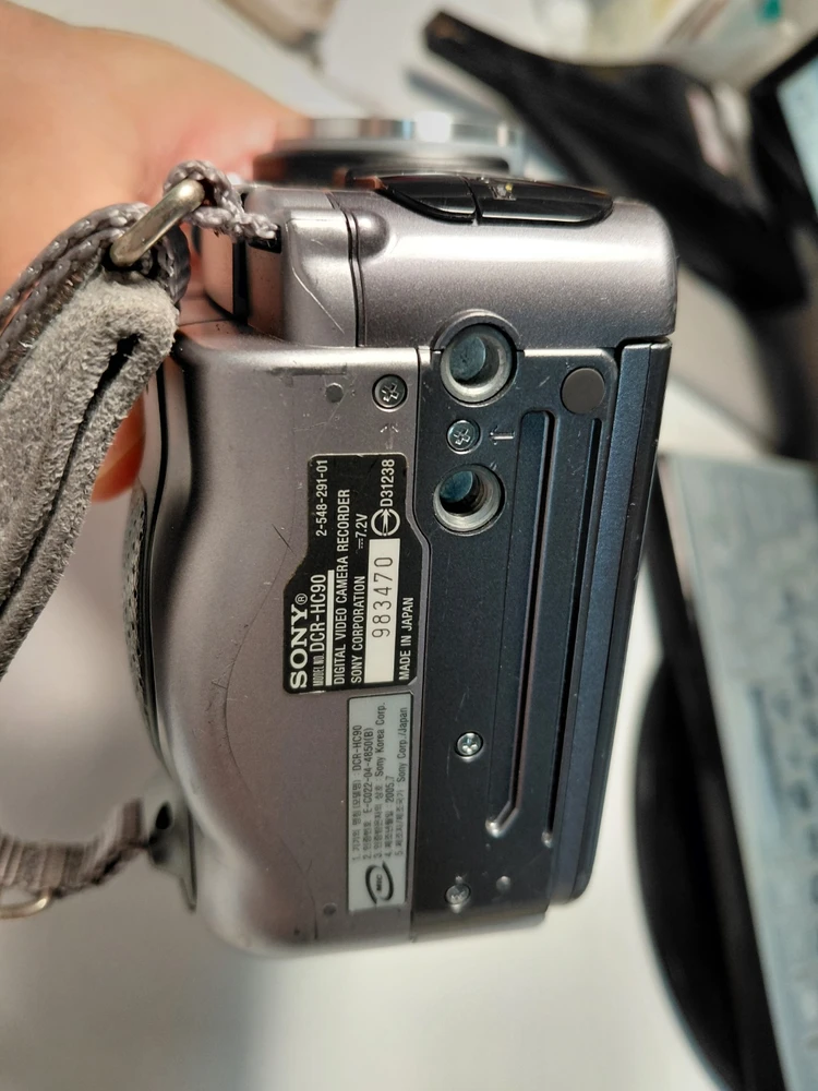 SONY DCR-HC90 NTSC 소니 레트로 Y2K 빈티지 디지털 캠코더 이미지