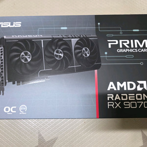 ASUS PRIME 라데온 RX 9070 XT OC D6 16GB 대원씨티에스 이미지