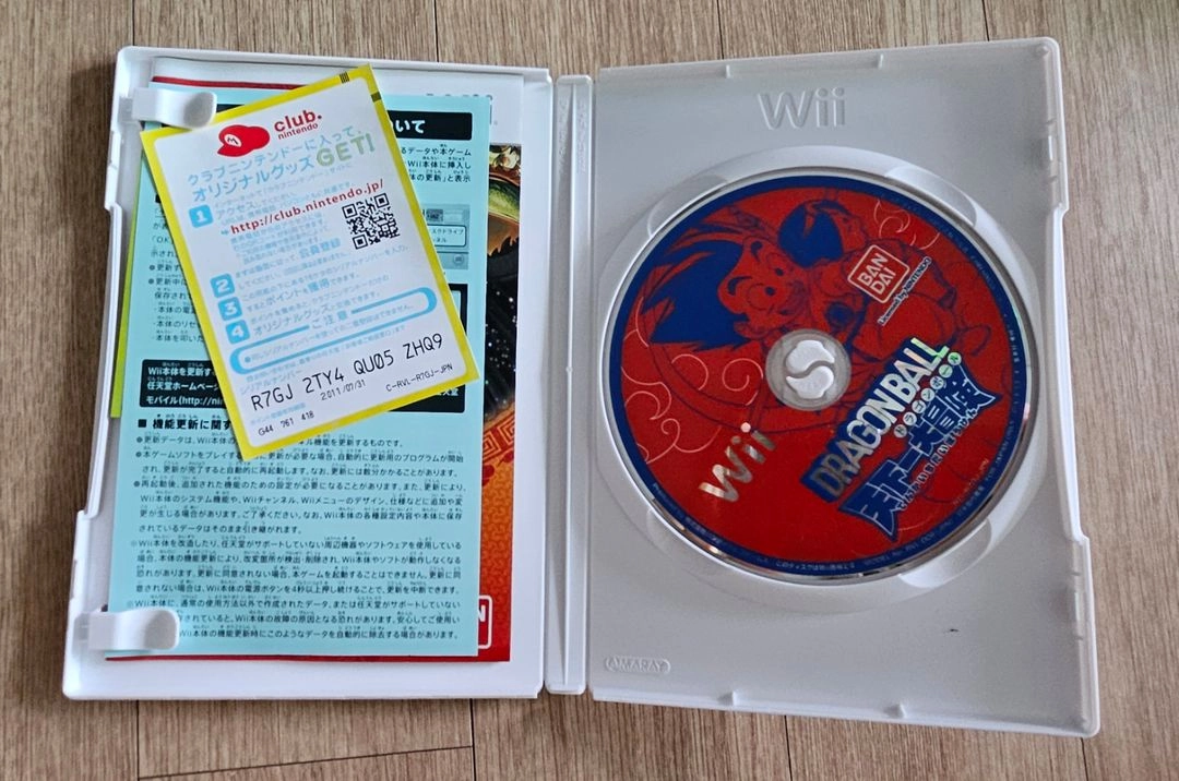 닌텐도 wii 드래곤볼 천하일대모험 일본판 이미지