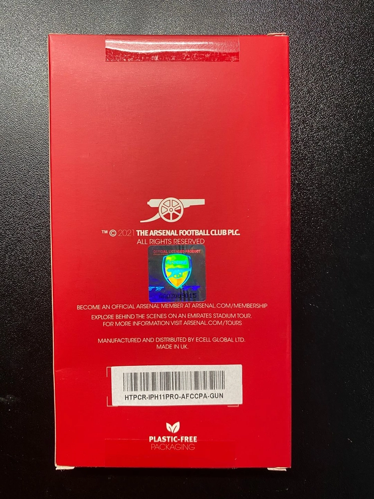 아이폰11프로 핸드폰 휴대폰케이스 아스날 정품 공식 라이센스제품 MADE IN UK 이미지