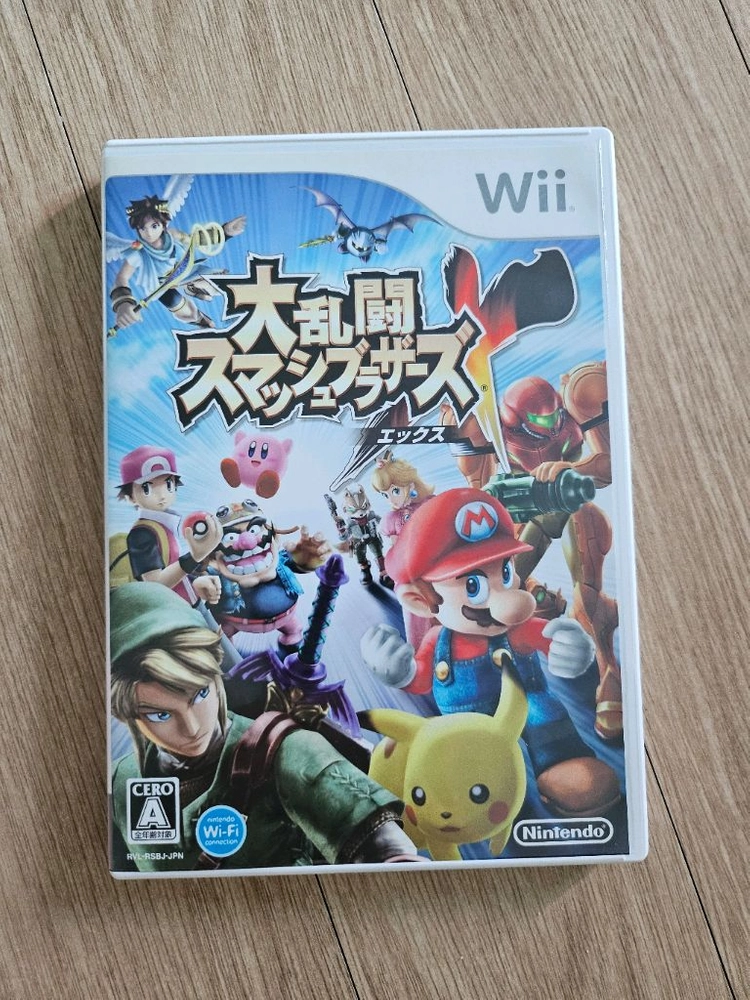 닌텐도 wii 대난투 스매시브라더스 x 일본판 이미지