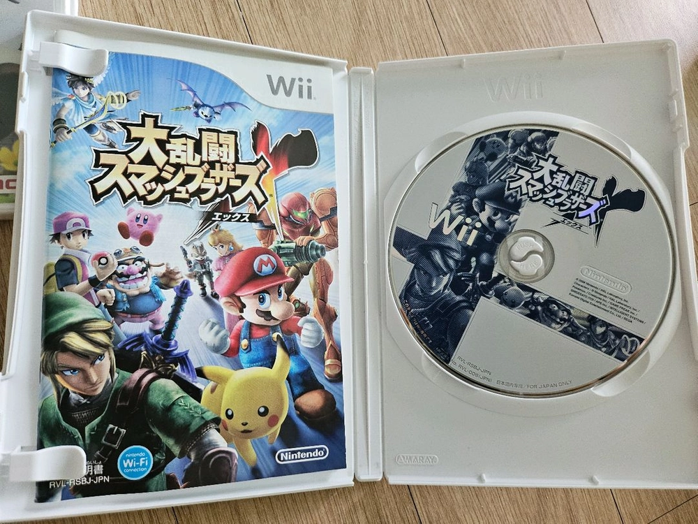 닌텐도 wii 대난투 스매시브라더스 x 일본판 이미지