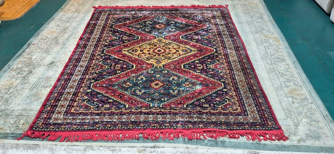 벨기에 VISCOSE(인견) 얇은 카페트 BE758 1550mm/2300mm 이미지