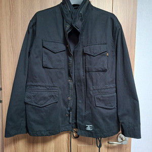 알파인더스트리 M-65 MOD 필드 코트 GEN II 블랙 M 야상 이미지