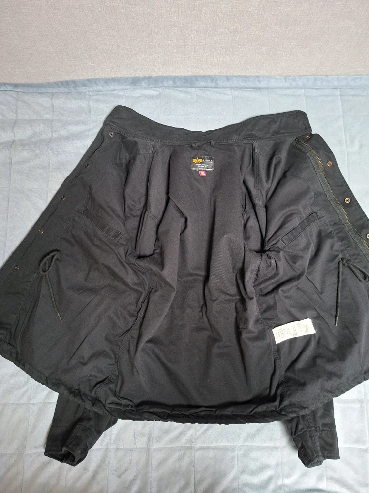 알파인더스트리 M-65 MOD 필드 코트 GEN II 블랙 M 야상 이미지
