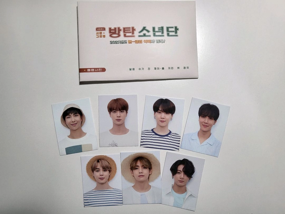 bts 방탄소년단 방탄 시즌그리팅 굿즈 포카 시그 화보 이미지