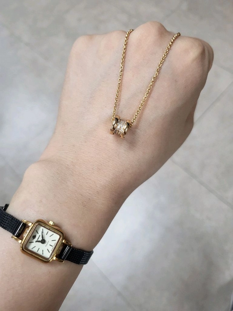 18k 고급도금(로즈골드)시물럿다이아 목걸이(새상품) 이미지