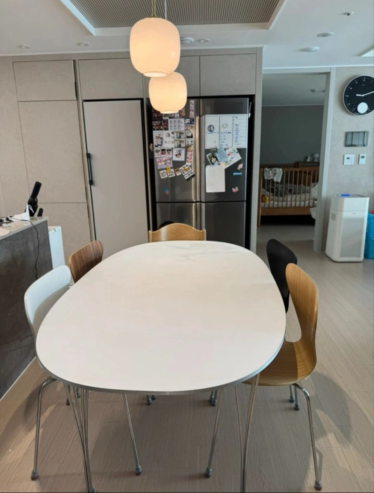 프리츠한센 B616 식탁 테이블(운송비 부담) 의자포함 이미지