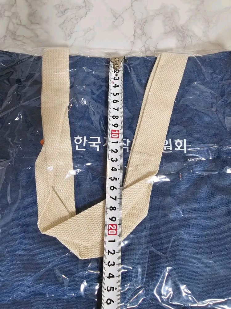 새상품- 한국저작권위원회 굿즈/ 투명 빨대 텀블러+에코백 이미지