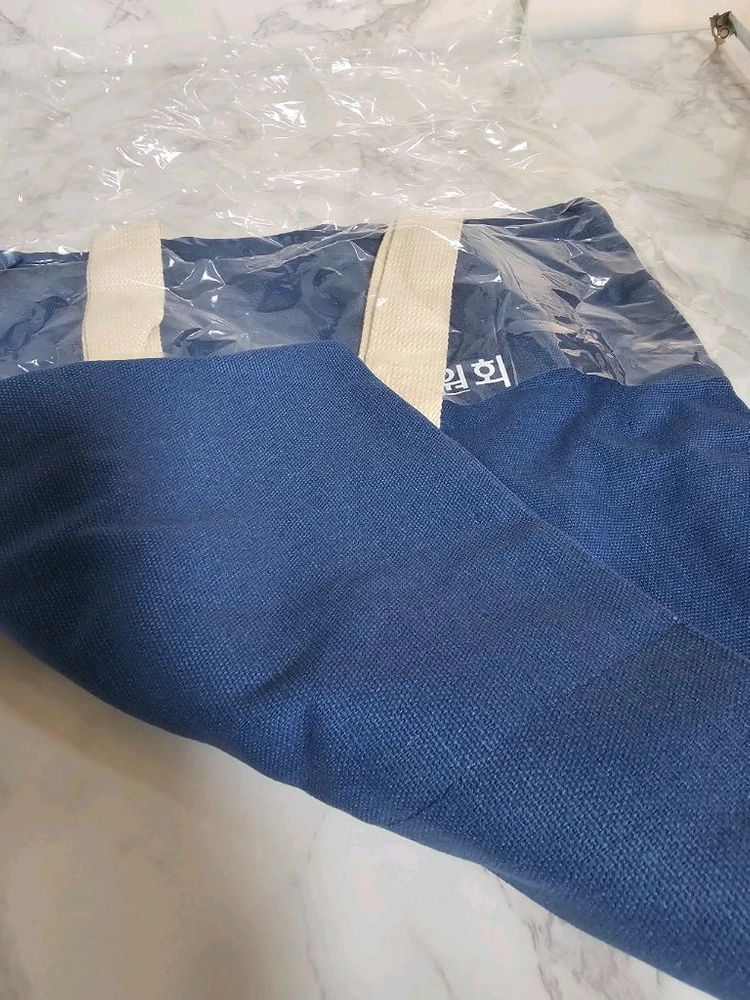 새상품- 한국저작권위원회 굿즈/ 투명 빨대 텀블러+에코백 이미지