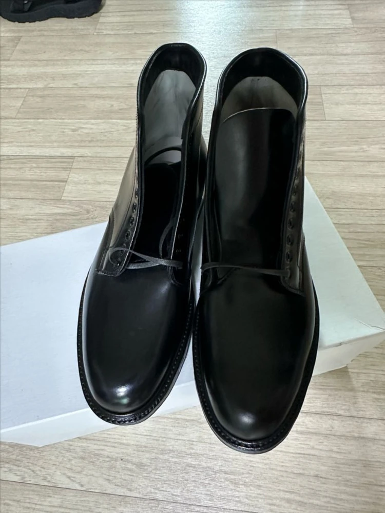 알든 D5826C 코도반 플레인토 부츠 9E 세컨팩토리 이미지