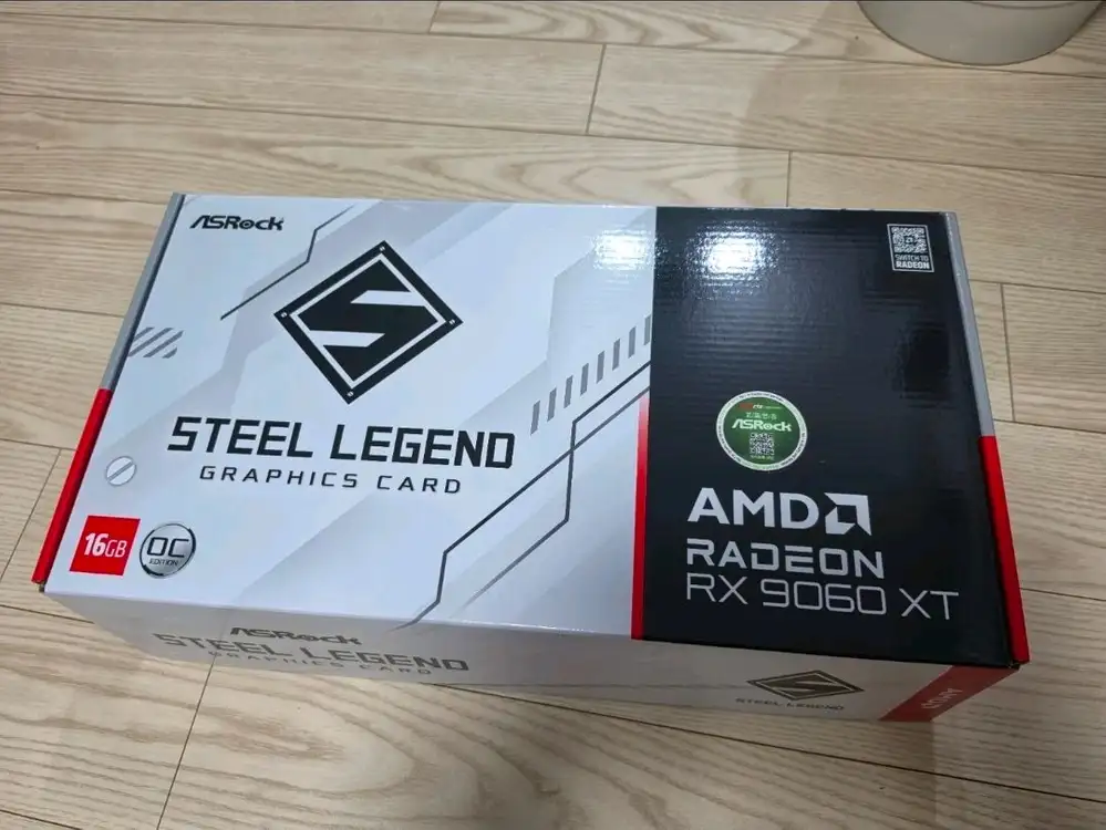 애즈락 ASRock 9060xt 16g 스틸레전드 화이트 - 안심되는 중고거래