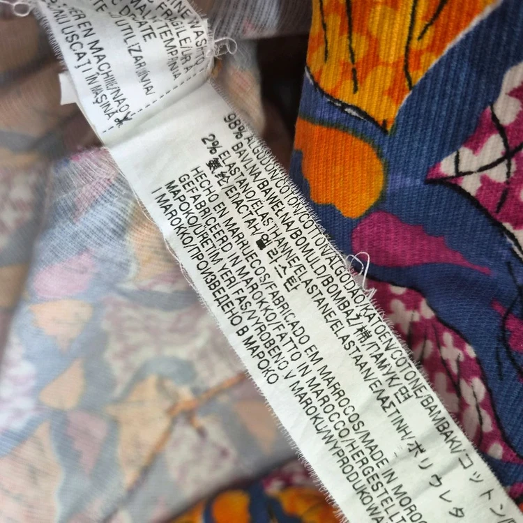 M) ZARA 자라 나염 원피스 이미지