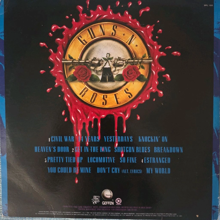 GUNS N ROSES - USE YOUR ILLUSIONS2 2LP(직배발매앨범) 이미지