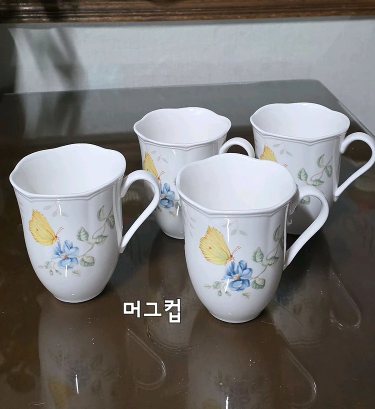 레녹스 버터플라이 그릇,찻잔,개당가 이미지