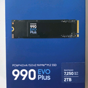 (새상품)삼성 990 EVO Plus 2TB NVMe SSD 판매합니다 이미지