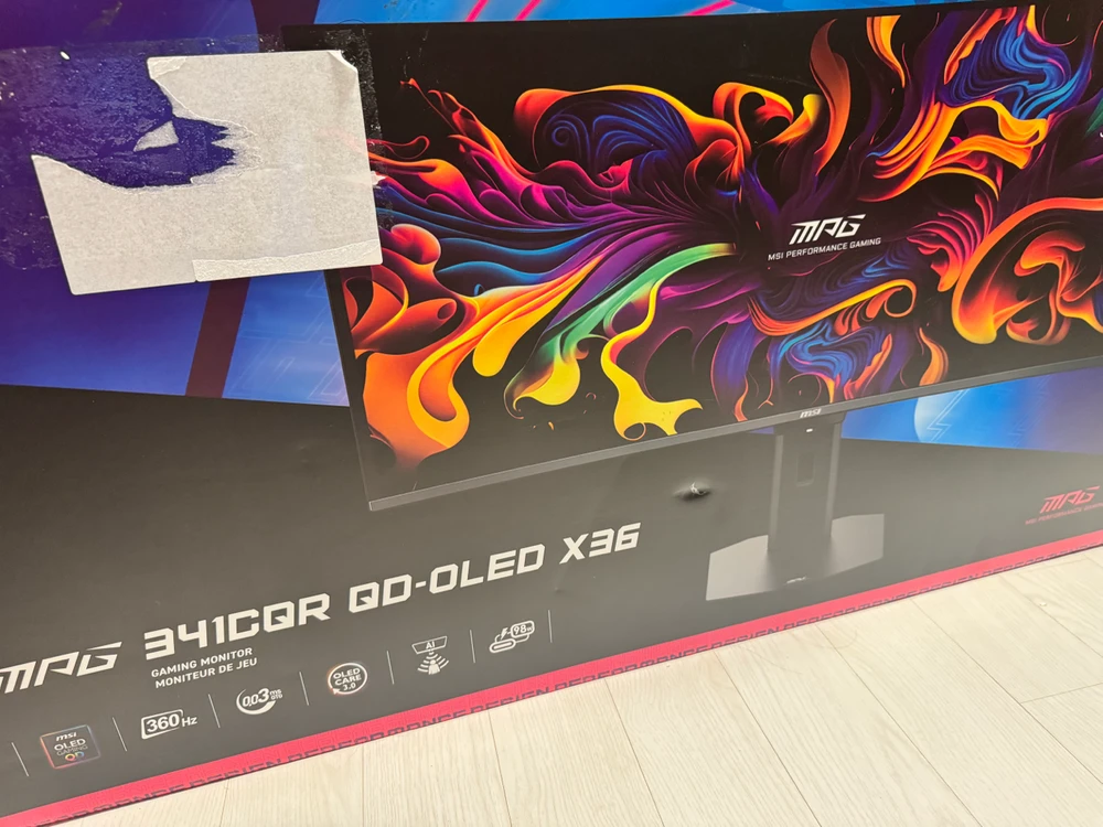 MSI 341CQR X36 5세대 OLED 모니터 - 안심되는 중고거래